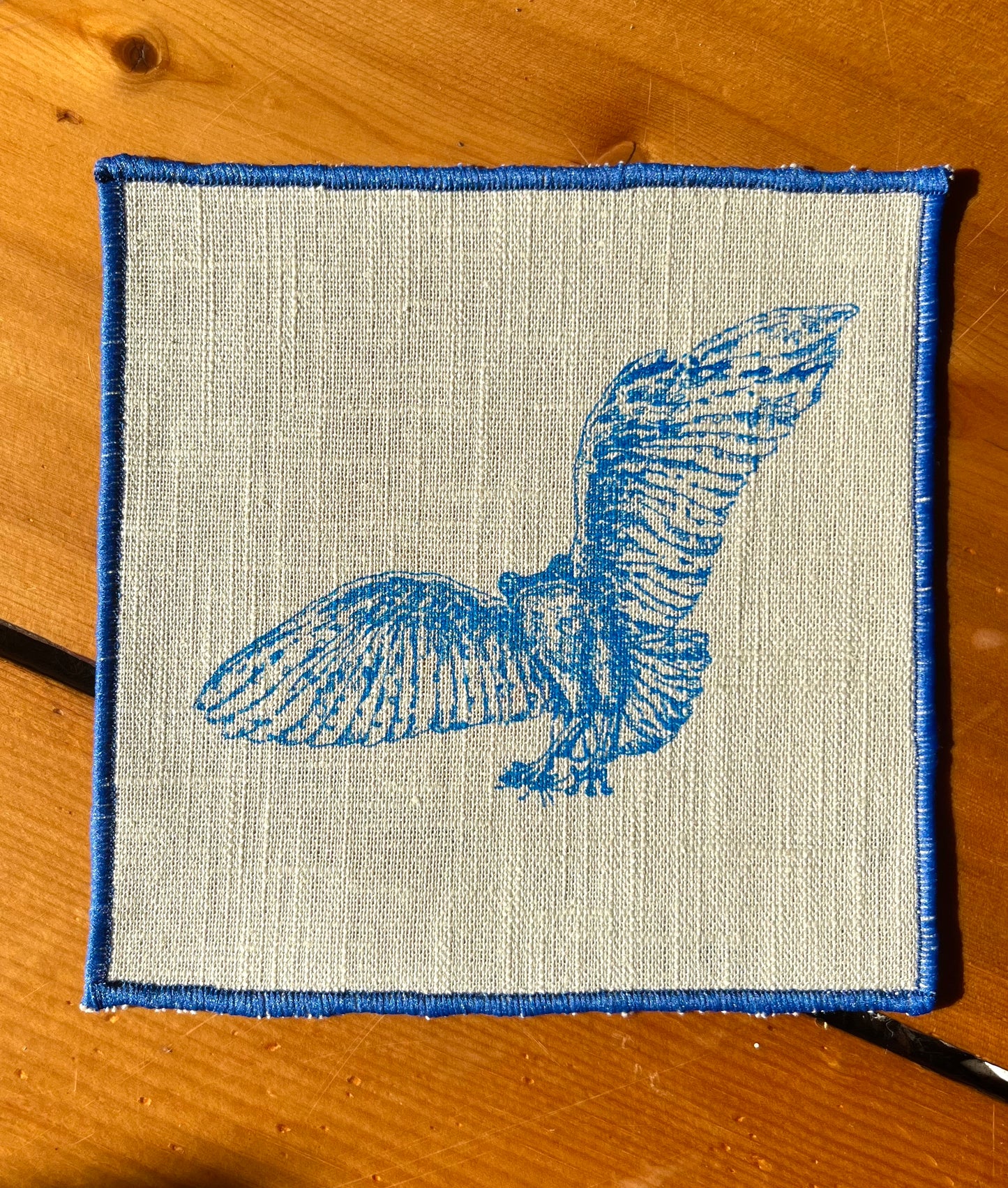 Mystical Creatures on Natural Linen