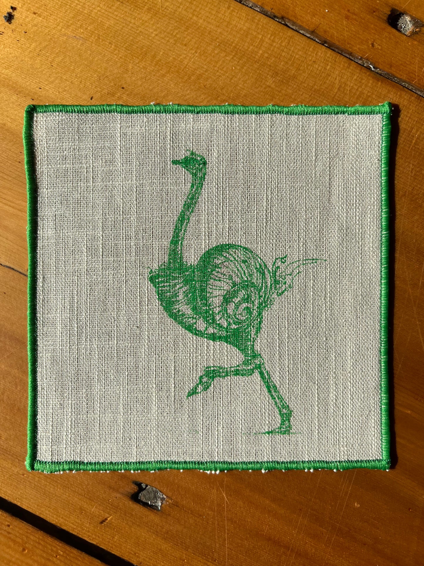 Mystical Creatures on Natural Linen